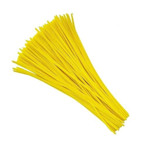 Yellow Plain Pipe Cleaner for Craft and Bouquet l