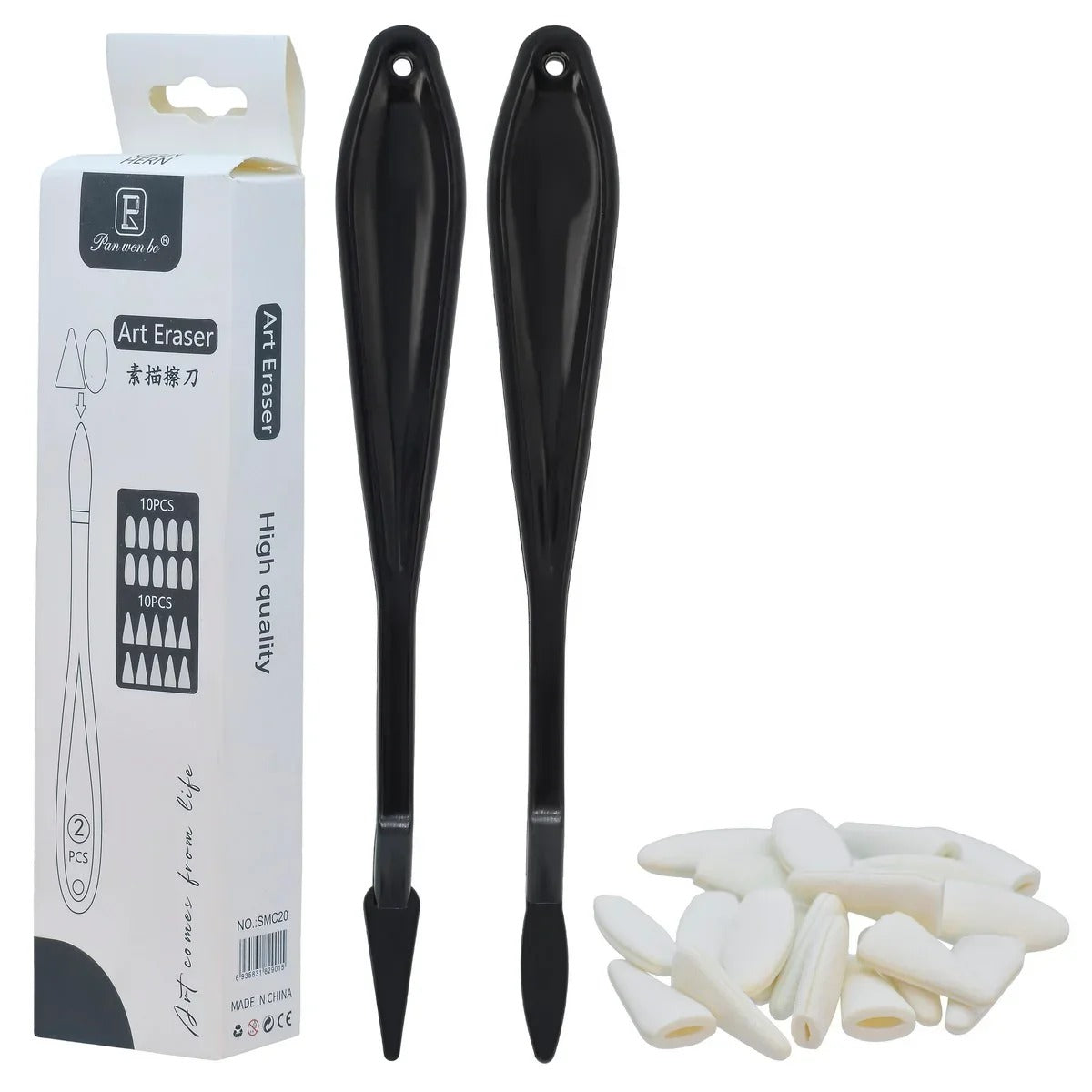 Sketch Art Eraser Set – Pack of 22 Pcs | SMC20 | Precision Detailing Tools for Artists